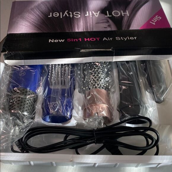 Hot Air styler 5 in 1 hair curling and blow drying tool Straightening NEW main image 5